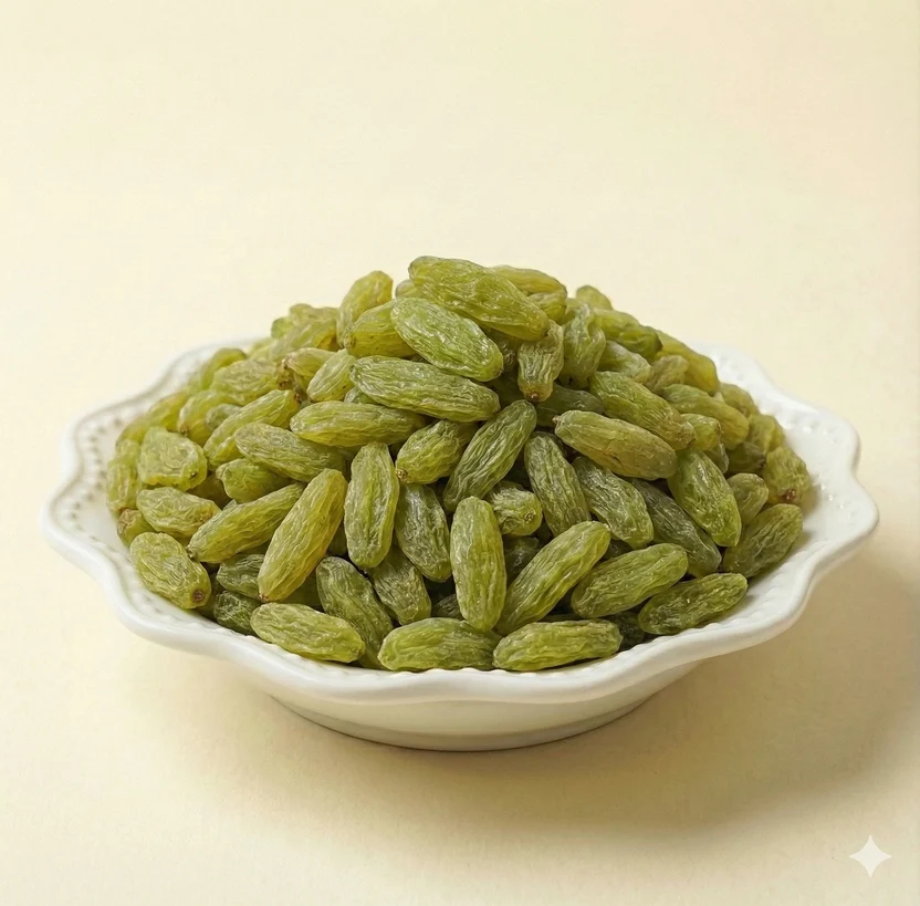 Kishmish Kandhari (Afghan Long Green Raisins)